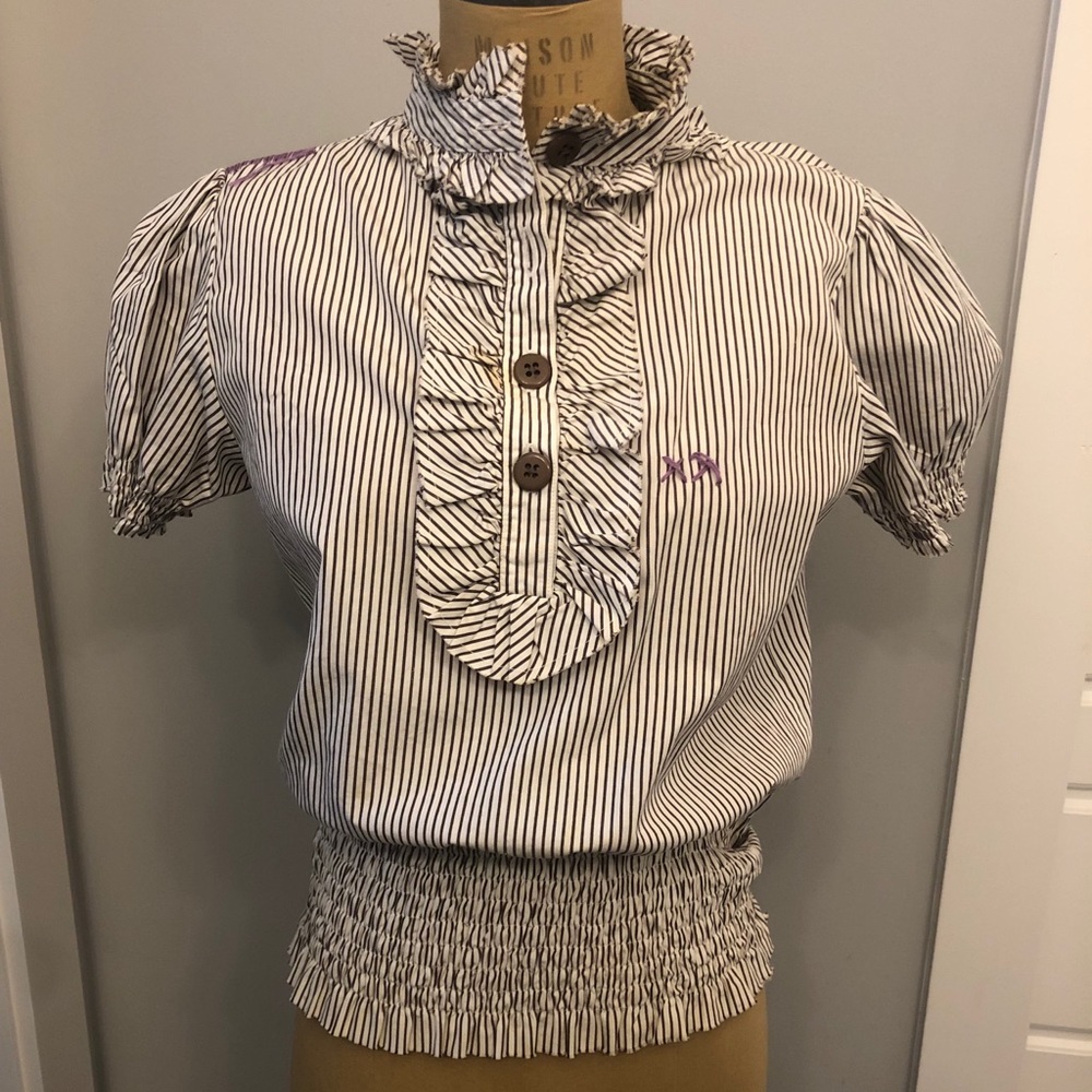 Project E pinstripe Blouse